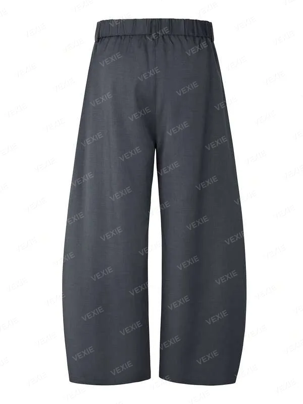 Calça Alfaiataria Barril Cinza